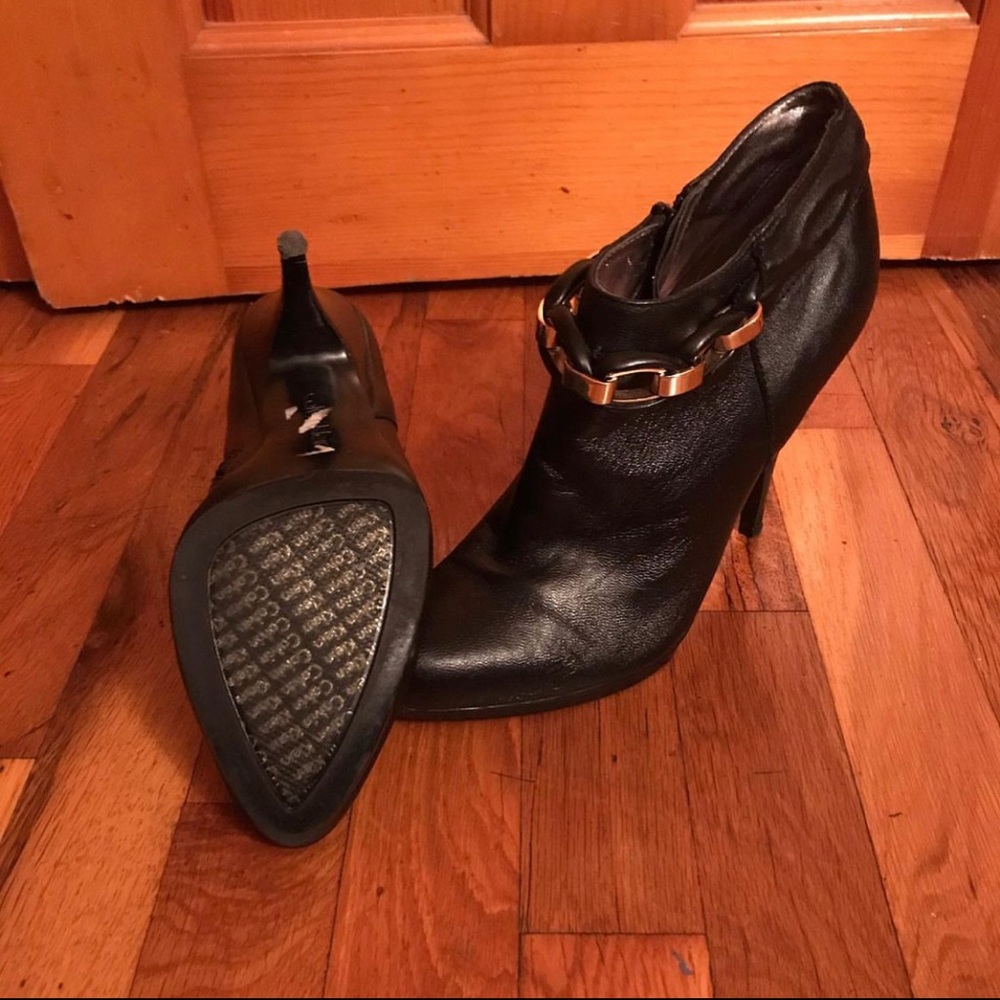 Calvin Klein leather booties